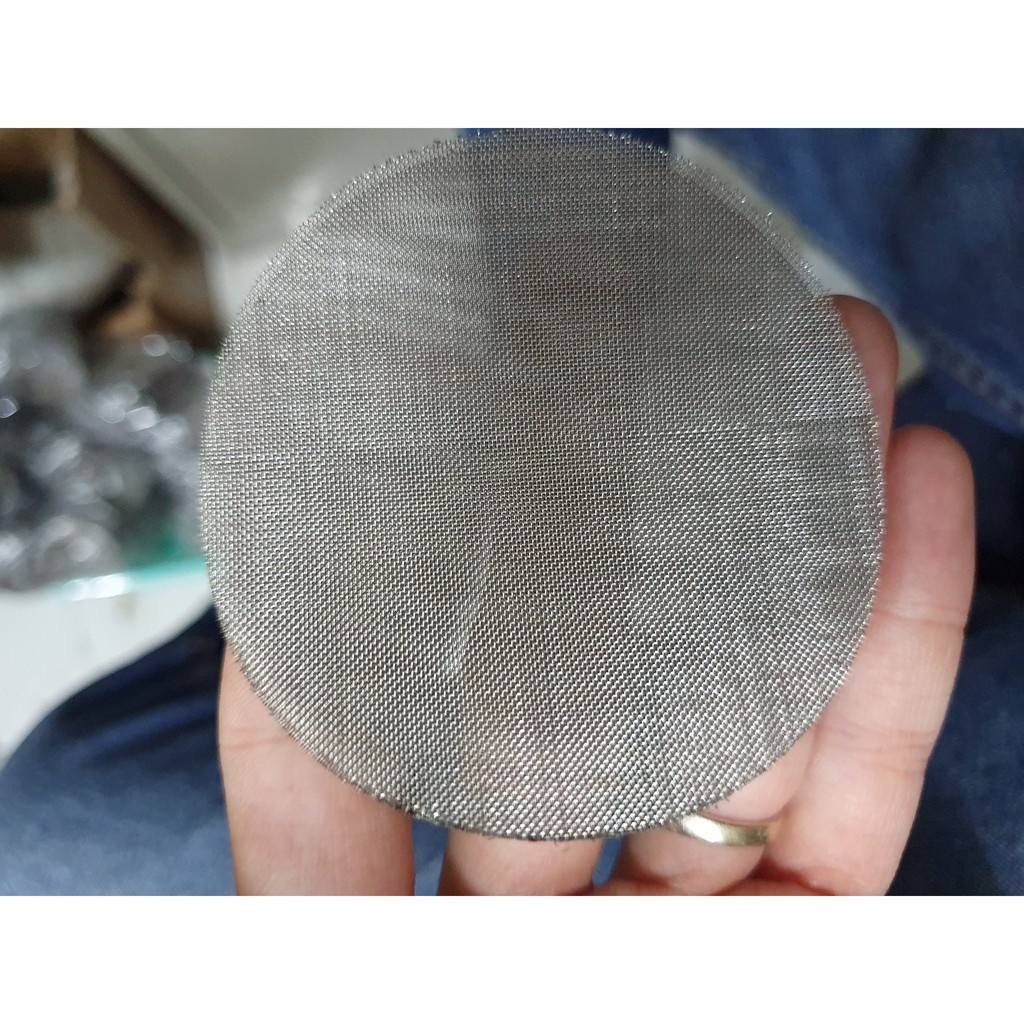Lưới Lọc inox 80 MESH ( Lổ khoảng 0,3125 mm ) - 201 - Cắt Sẵn Vòng Tròn 75mm ( 7,5 Phân )