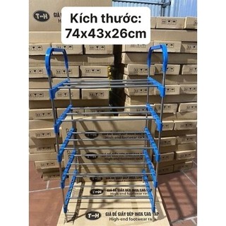 kệ giày inox 5 tầng chắc chắn