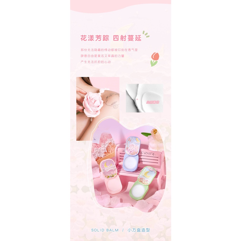 Set 3 Nước Hoa Sáp Khô MEIDIÁN Fragrant FLOWER M529