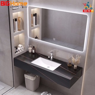 Bàn đá lavabo chống xước ,gương led