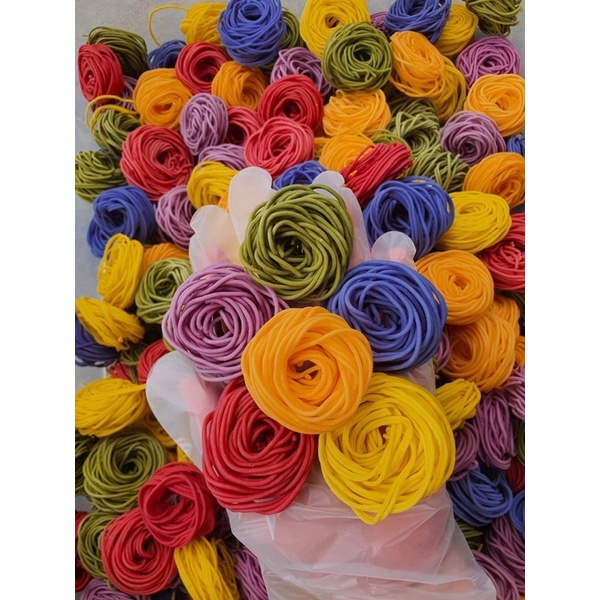 Mì nui hữu cơ rau củ cho bé ăn dặm / Mì rau củ cho bé Handmade. Nui mì tập tăng thô cho bé từ 6M+