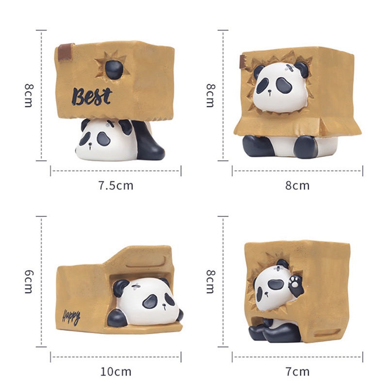 Lọ Đựng Bút Hình Gấu Trúc Hoạt Hình Dễ Thương Siêu Bền Dùng Trang Trí Nhà Cửa