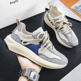 Giày sneaker phối da, phong cách trẻ trung CS270
