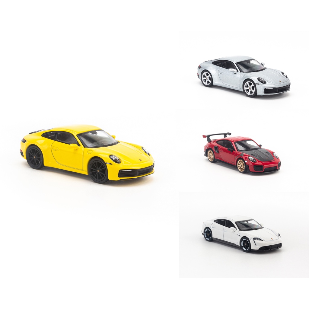 Xe mô hình Porsche Taycan, 911 1:64