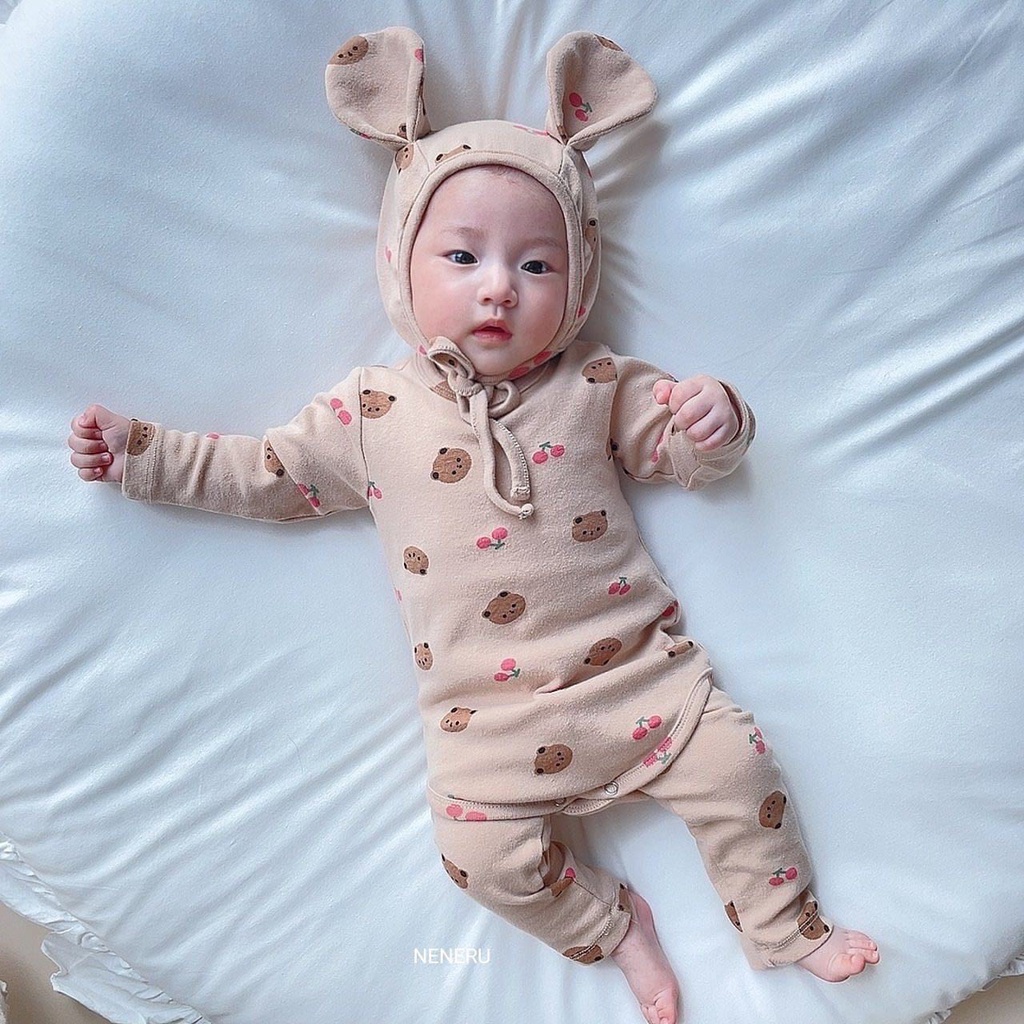 Bộ Body Ba Chi Tiết Cho Bé Trai Bé Gái Từ 4Kg Đến 17Kg Thời Trang Trẻ Em Heri Kids