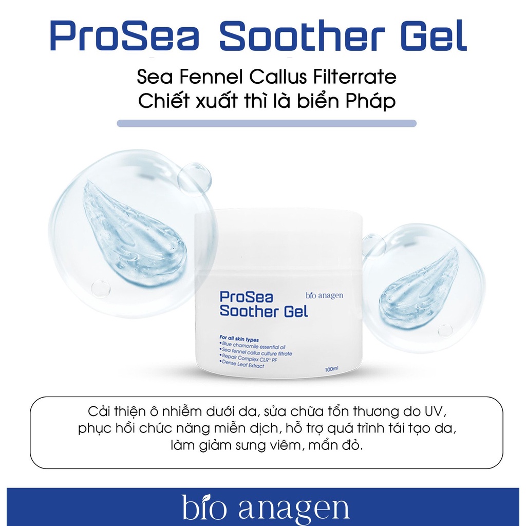 ProSea Soother Gel Mask - Mặt Nạ Phục Hồi Cấp Nước