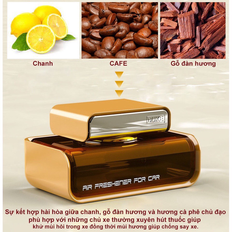 Nước hoa ô tô DUKE cao cấp đặt taplo ô tô khử mùi chống say xe chiết xuất hoàn toàn từ thiên | BigBuy360 - bigbuy360.vn
