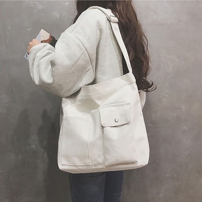 Túi Đeo Chéo Unisex Vải Canvas Phong Cách Hàn Quốc HARAS - HR331