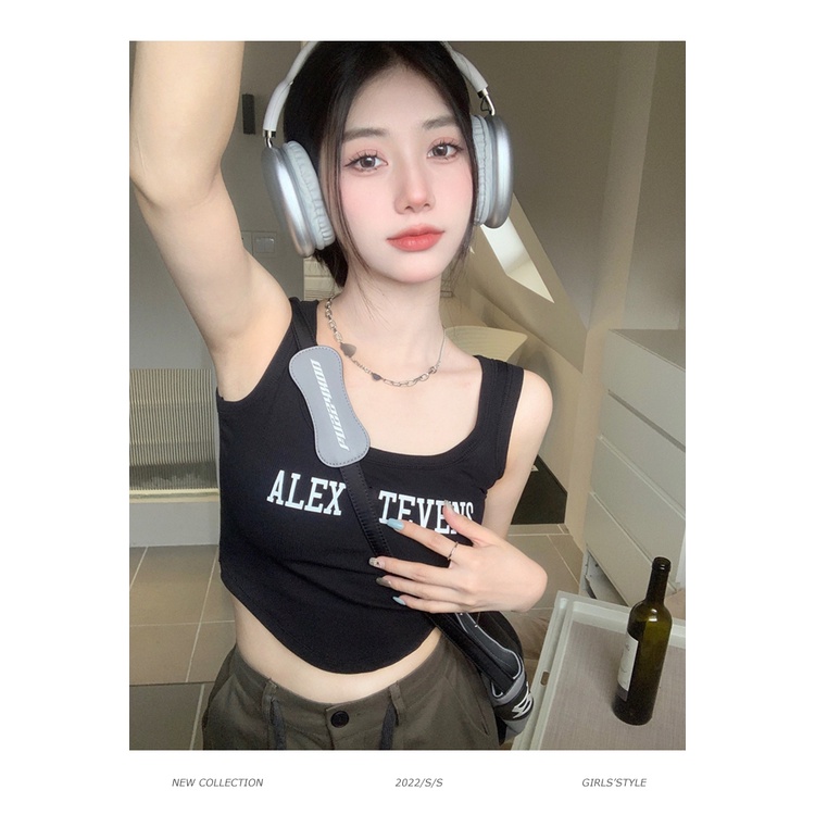 Áo croptop ba lỗ bigsize nữ phong cách thể thao năng động dành cho nàng chuppy G105