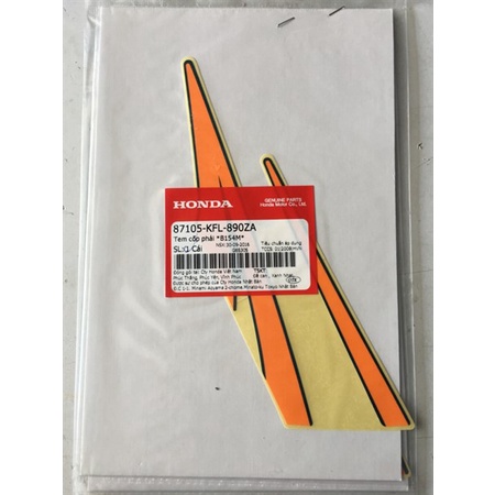 Tem xe Future 110 Xanh Ngọc zin Honda