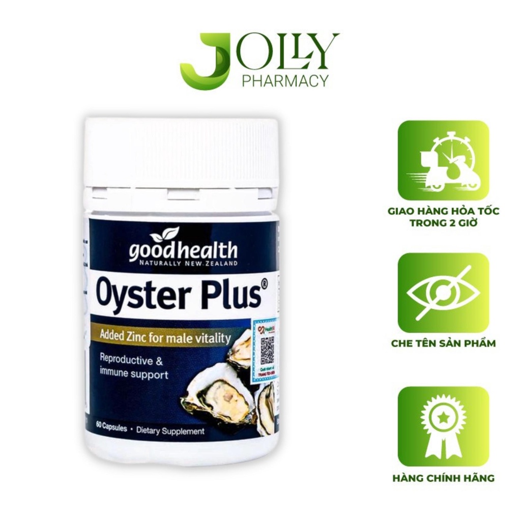 Tinh Chất Hàu Biển Oyster Plus Goodhealth Tăng Cường Sinh Lý Nam Jolly Pharmacy