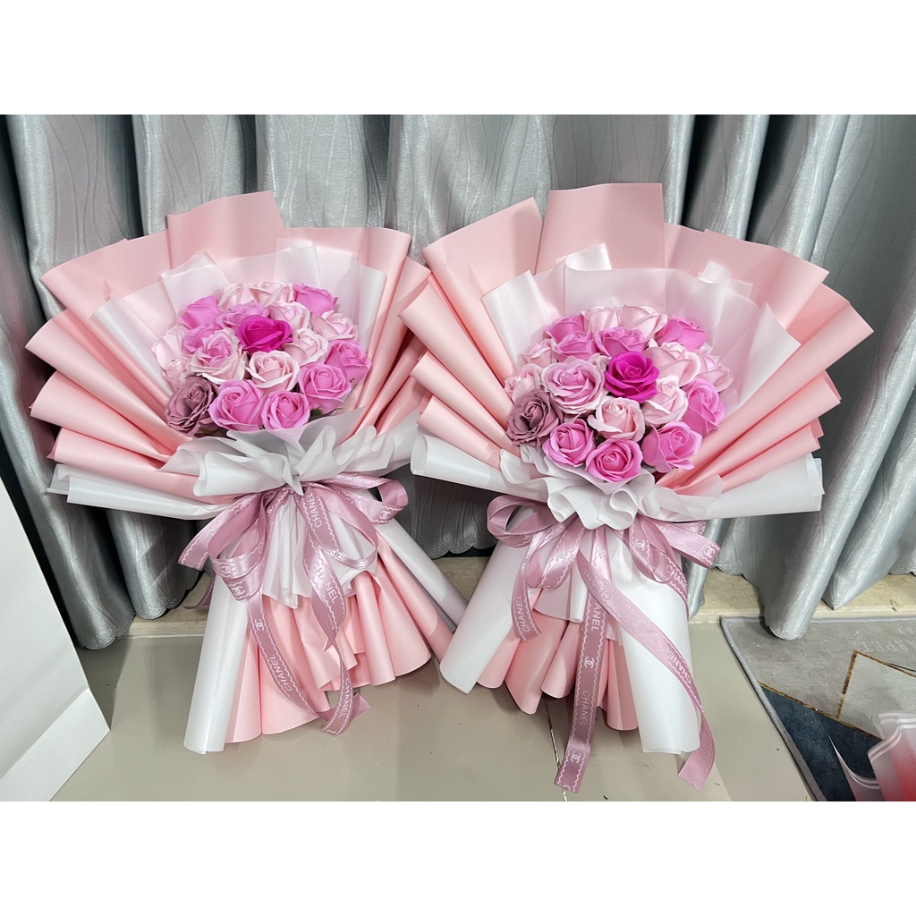 Hoa sáp thơm - Bó hoa hồng quà tặng ý nghĩa 8/3, 20/10, 20/11,valentine 14/2, sinh nhật cho bạn gái, người yêu
