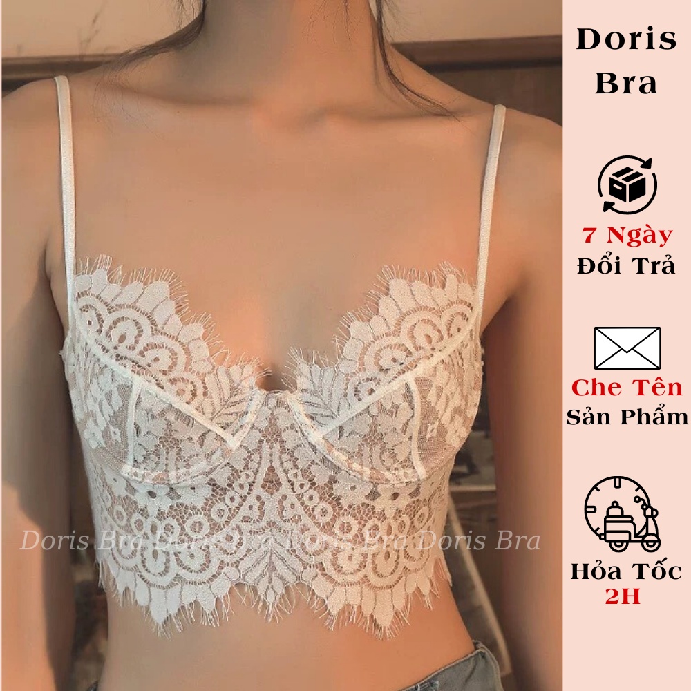 [HÀNG CAO CẤP] Áo lót, áo bra ren bản to cài sau siêu sexy 003