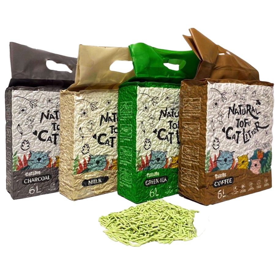 Cát đậu nành Cature 6l chính hãng (2kg4- Nature Tofu cat ), đậu nành TOFU Việt Nam 6L BEEPET SHOP