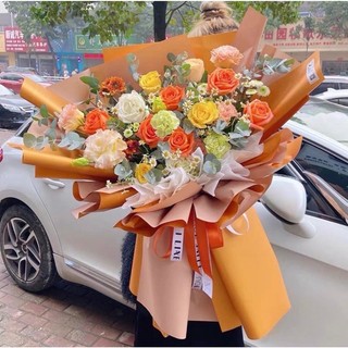 Giấy gói hoa 2 mặt - 5tờ