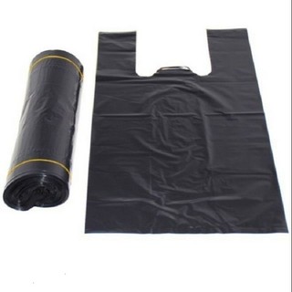 500g túi xốp đen 2 quai đen nhám, túi đen hd dùng đựng gói hàng tiện dụng