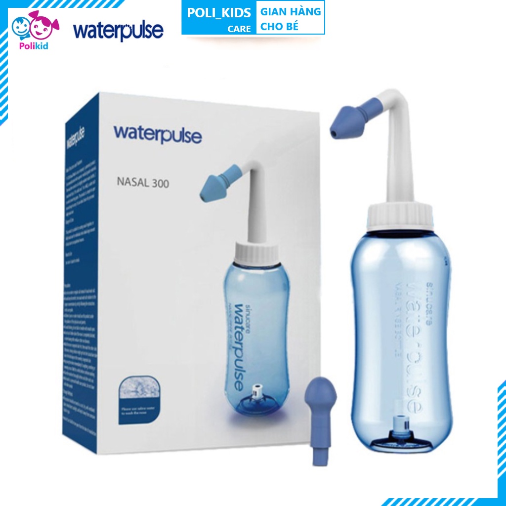 Bình rửa mũi cải tiến - Water Pulse ® -  Giúp Làm Sạch Khoang Mũi, Loại Bỏ Bụi Bẩn