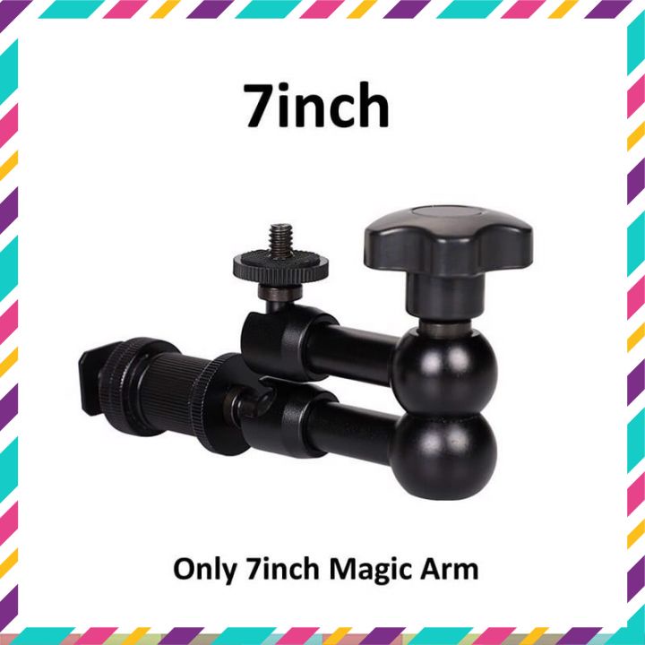 Magic Arm - Kẹp Càng Cua, Khớp Nối Dài 7 Inch, 11 Inch Hỗ Trợ Quay Phim, Chụp Hình