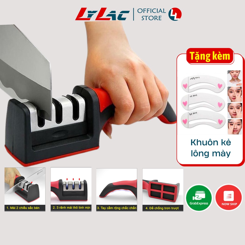 Dụng cụ mài dao Nhật Bản SK5, máy mài dao kéo cầm tay 3 cấp mài - LYLAC