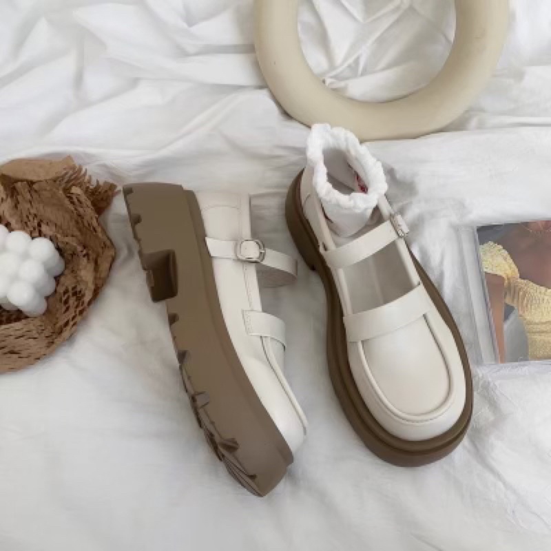 Pass giày loafer giày lolita hot trend da mềm hàng cao cấp