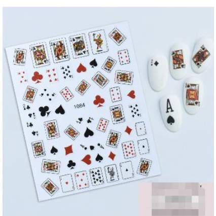 sticker mã lá bài jo