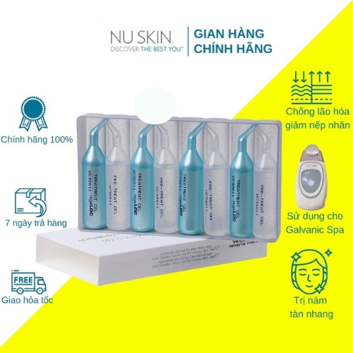 Gel Mát Xa Mặt ageLOC Galvanic Spa Facial Gels  nâng cơ, xóa nhăn,thải độc da