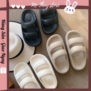 Dép sandal hai quai chính hãng XIXITIAO form khủng lồ độc lạ mắt đế dày 5 cm nhựa EVA siêu mềm