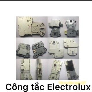 Công tắc khoá cửa máy giặt Electrolux 3 chân 4 chân inverter - Khóa cửa MG các loại vuông dẹt