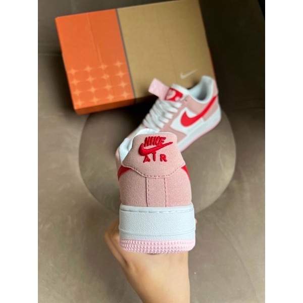 GIÀY SNEAKER AF1 ĐỎ HÔNG LOVE FULL BOX