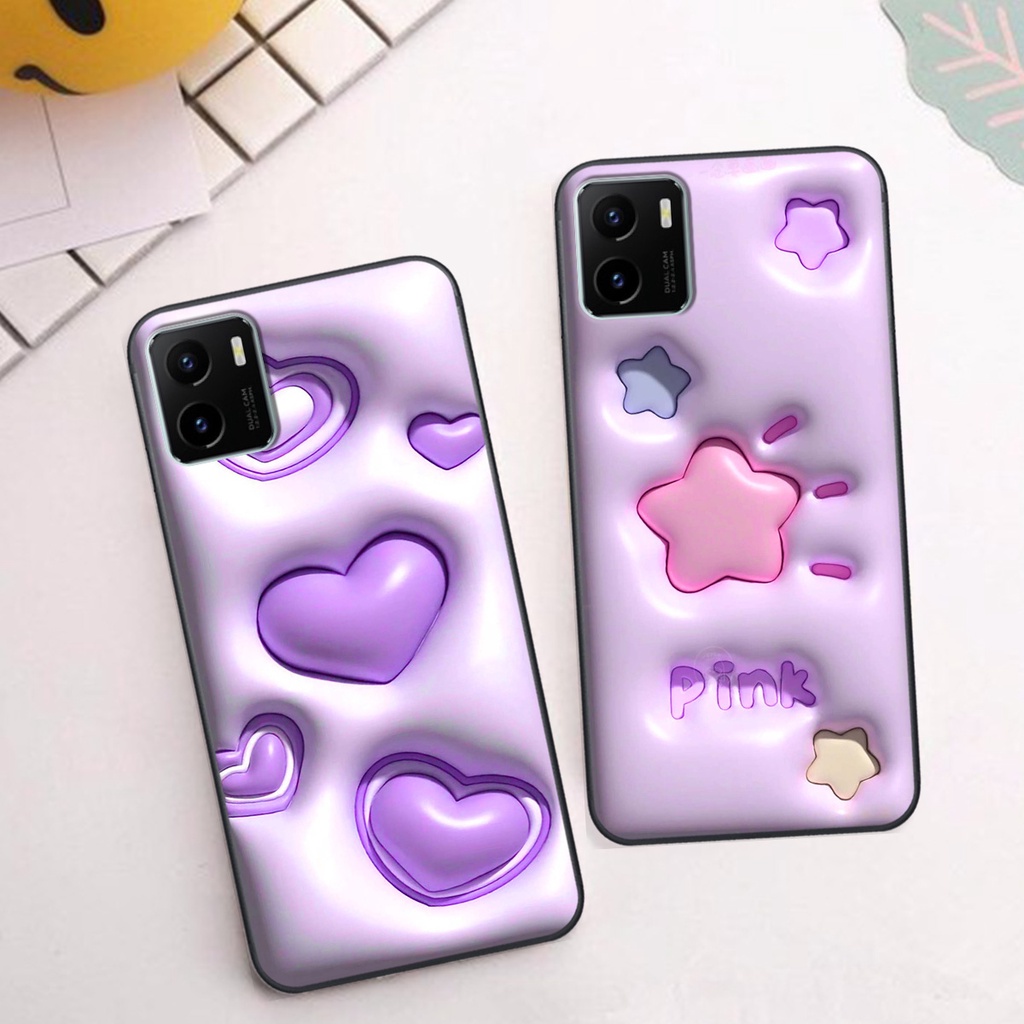 Ốp Vivo Y15s in phẳng hiệu ứng 3D giả nổi siêu thật, cực xinh, cá tính