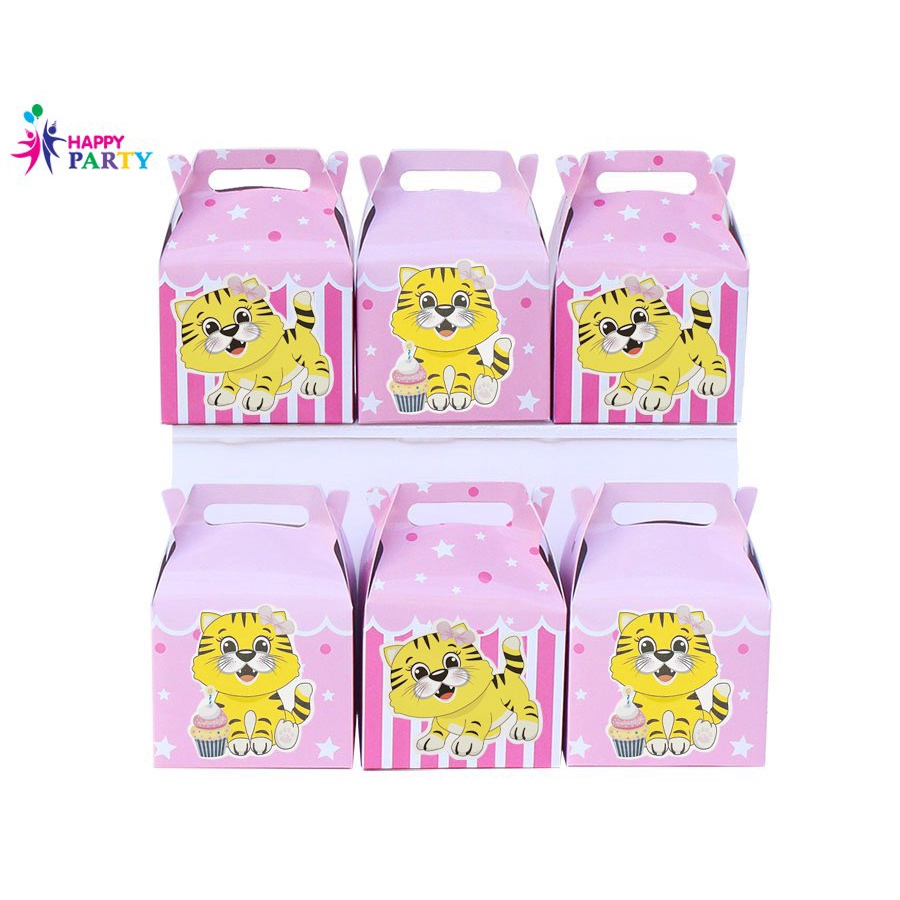 Hộp quà sinh nhật mẫu bé gái SET 6 cái