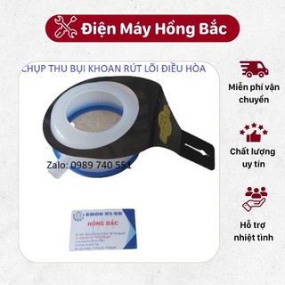Chụp thu bụi máy khoan rút lõi khô và ướt dùng cho thợ điều hòa
