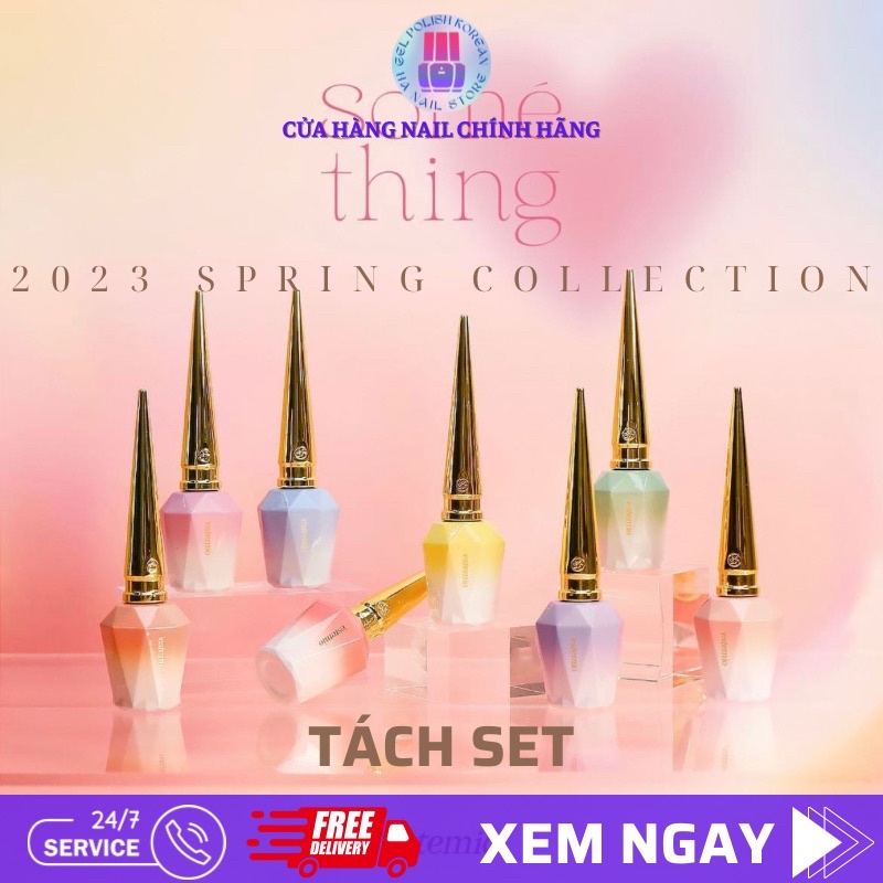Sơn gel thạch cao cấp Estemio Hàn quốc - Tách lẻ Set Spring 2023 “Some thing” Màu sắc đẳng cấp sang trọng tinh tế 14ml