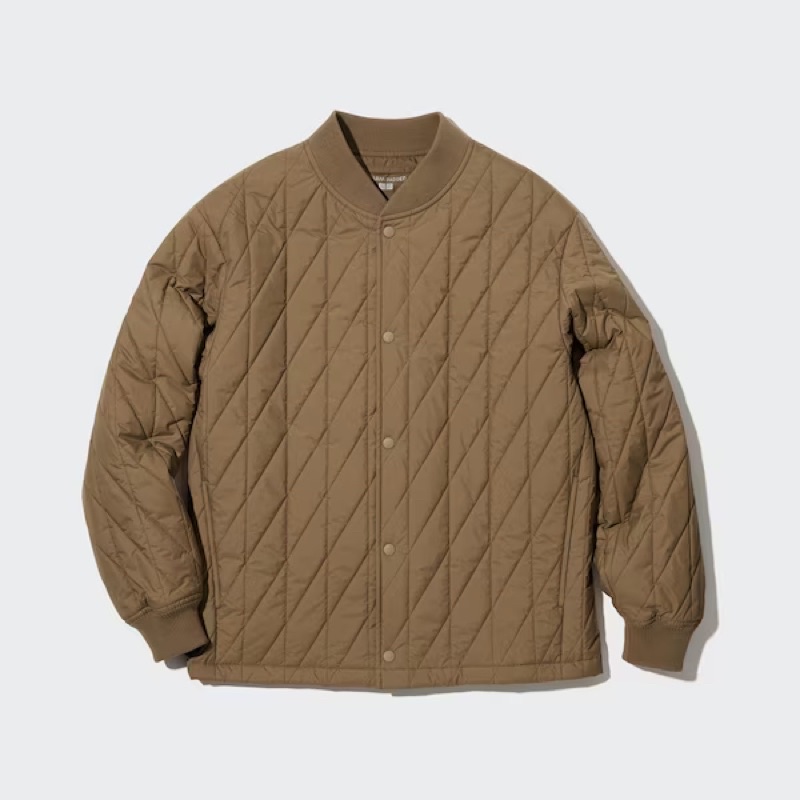 Áo khoác chần bông trần trám Nam Uni qlo