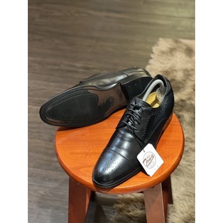 [Giày 2hand] [Size 39,5] Giày Tây Buộc Dây Basic Đen
