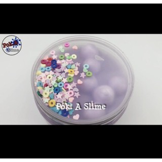 Slime Purple Pop - chất Thick Glossy & Jumbo Floam