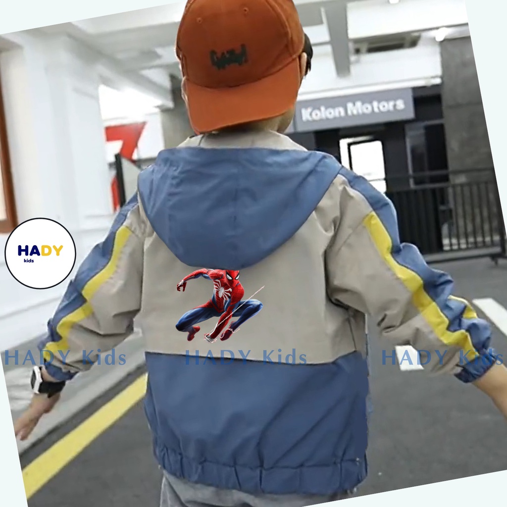 ÁO khoác dù chống nắng chống gió cho bé trai size đại 13kg đến 38kg 0350