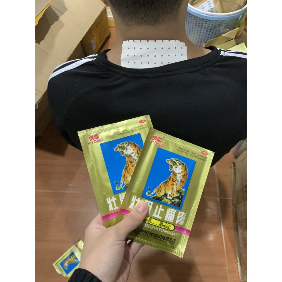 Túi 4 miếng dán đau mỏi vai cổ gáy, lưng, chân body