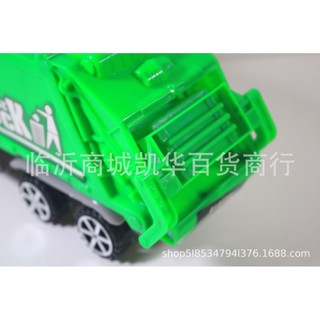 Mô hình xe chở rác màu xanh dành cho các bé