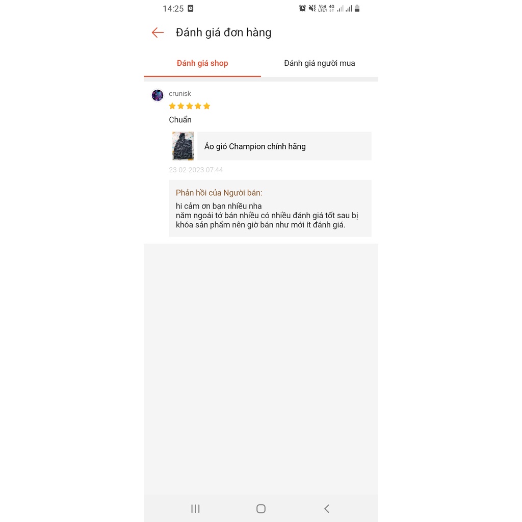 Áo jacket Champion màu trắng auth 100% new