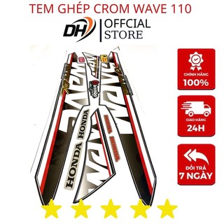 Tem rời ghép crom wave 110 dạng trong xuốt mẫu tem 2010 cực hót…