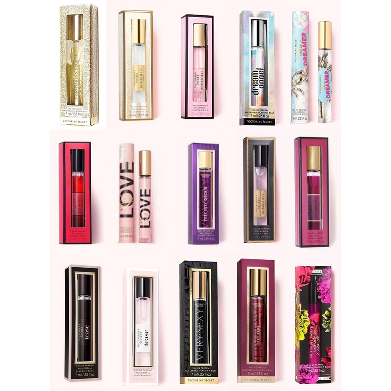 Nước hoa nữ dạng lăn cao cấp authentic Victoria's Secret eau de parfum EDP rollerball 7ml (Mỹ)