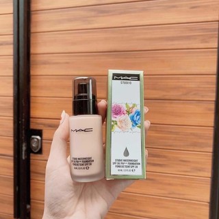 Kem nền mỏng mịn mac spf 30 pa++ màu sáng studio waterweight spf 30 foundation 60ml