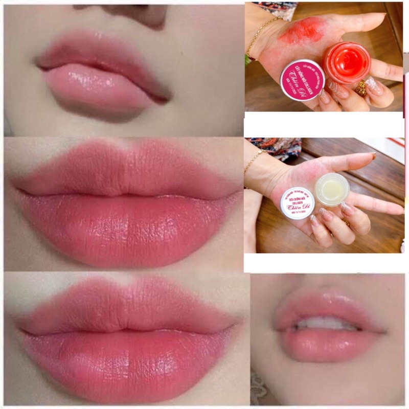 Combo Dưỡng Cấy Màu Môi Tế Bào Gốc ThiênDi Tẩy Thâm Môi Cấy Hồng Môi Tự Nhiên Kích Màu Phun Xăm 2023