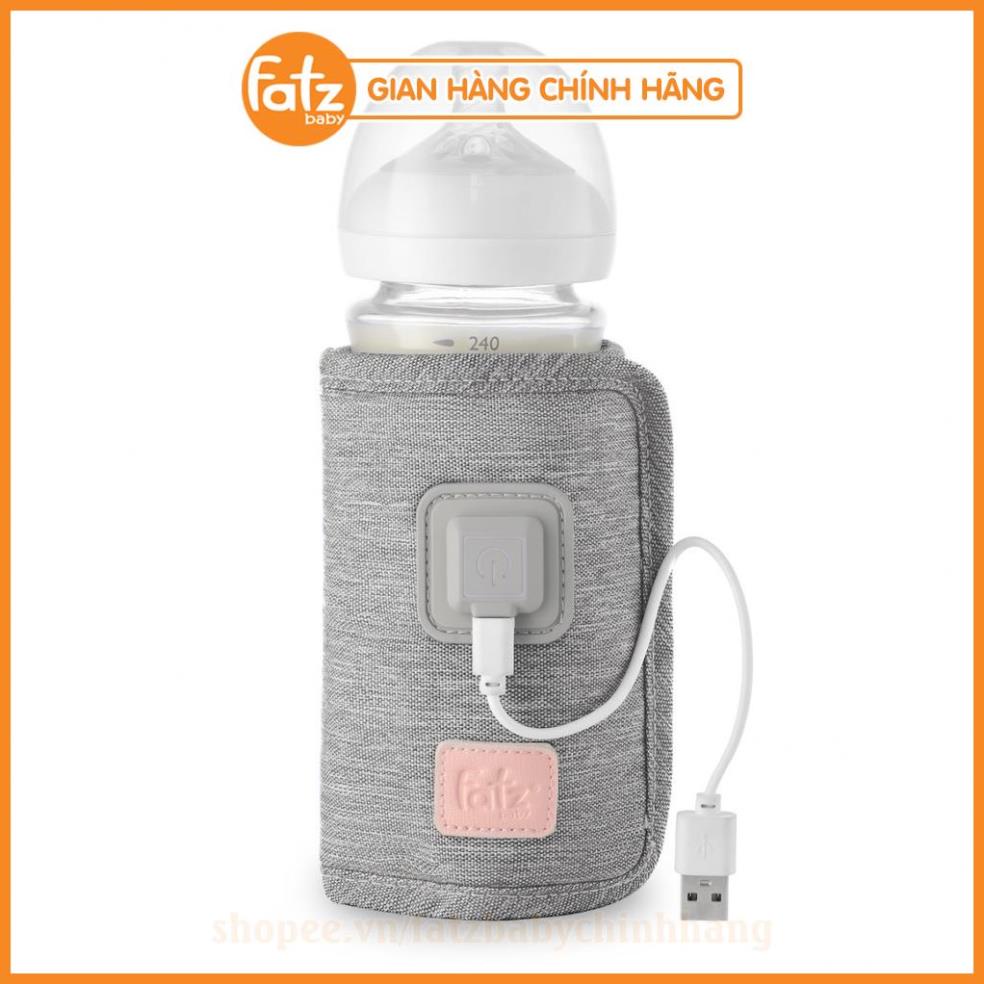 READY 1 - Túi vải ủ ấm bình sữa / Dụng cụ hâm sữa du lịch cầm tay FatzBaby Fatz - giữ nhiệt làm ấm nóng - FB3101TN