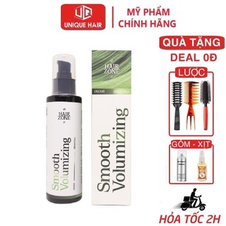Dưỡng tóc Smooth Volumizing Cream 155ml giữ tóc mướt suốt 12h tóc bóng mượt + Tặng Lược Chabao