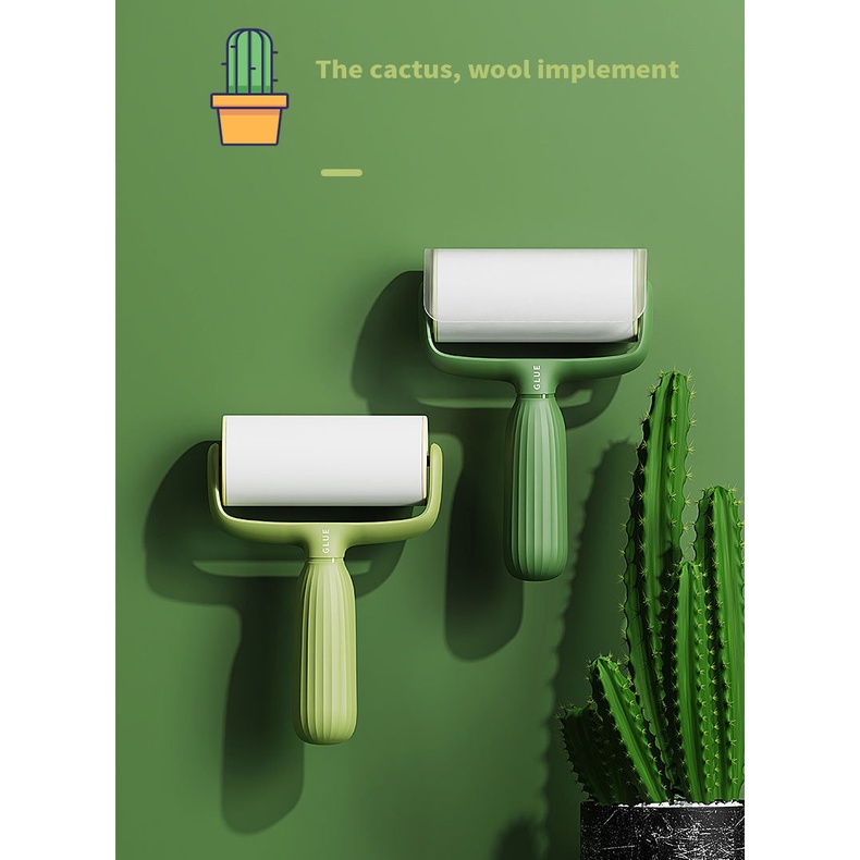 Cây Lăn Bụi Quần Áo Làm Đa Năng Mini Cầm Tay Sạch Quần Áo,Chăn Màn,Ga Giường,Sofa, Cây Lăn Lông Chó Mèo