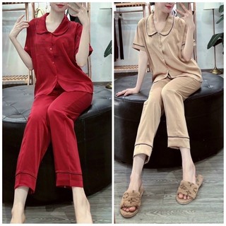 🔥🔥freeship🔥bộ lụa siêu hott hàng cực đẹp nha chị em