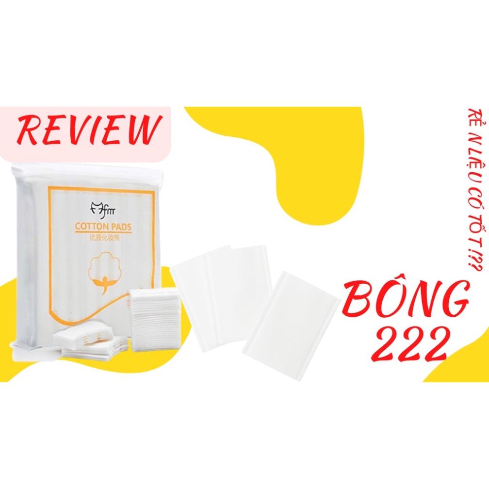 Bông tẩy trang 222 miếng - Bông tẩy trang 3 lớp Cotton Pads