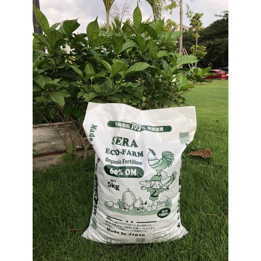 Phân bón hữu cơ viên nở nhập khẩu từ Nhật Bản  Phân gà lên men bón rau, hoa, cây cảnh ban công